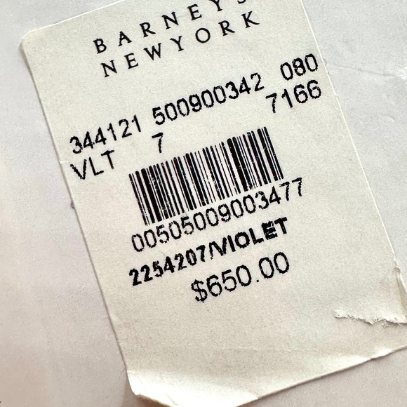 YSL Violet Suede Platform Pumps SZ 37 - Picture 16 of 16